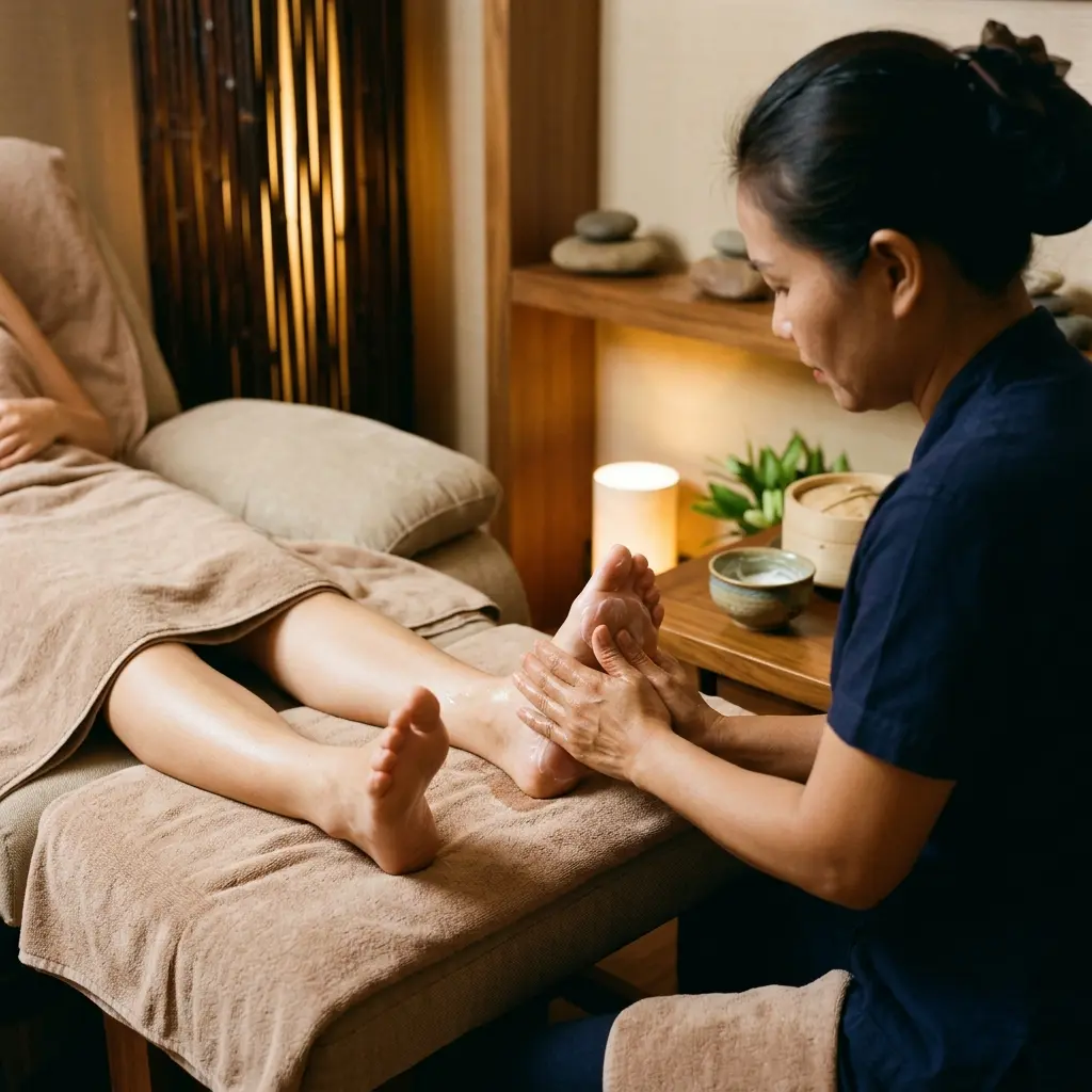 Fußmassage